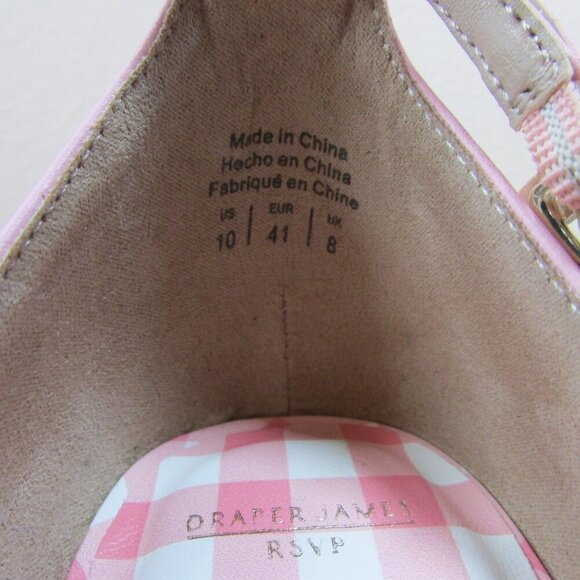 Draper James RSVP Women's 10 Elisa Chunky Heel Sandals - Geranium Pink - Picture 4 of 4